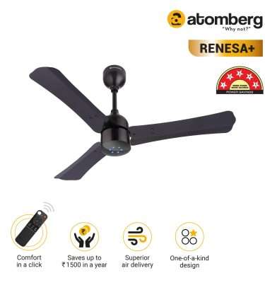 atomberg Renesa+ 900mm BLDC Motor 5 Star Rated Ceiling Fans