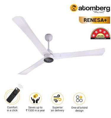 atomberg Renesa+ 1400mm BLDC Motor 5 Star Rated Ceiling Fans