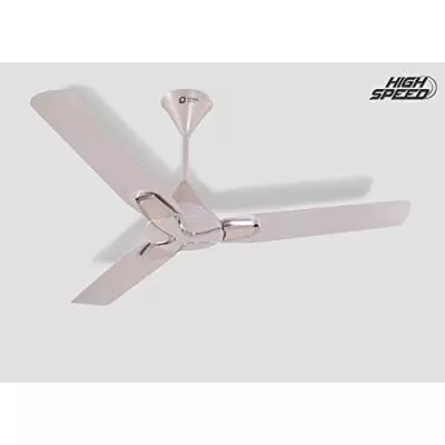 Orient Electric 1200mm Jazz Pearl Metalic Chrome Ceiling Fan (White)