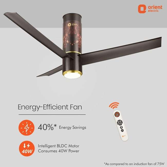 Orient Electric Aeroslim 1200mm BLDC motor Smart Ceiling Fan