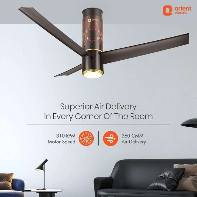 Orient Electric Aeroslim 1200mm BLDC motor Smart Ceiling Fan