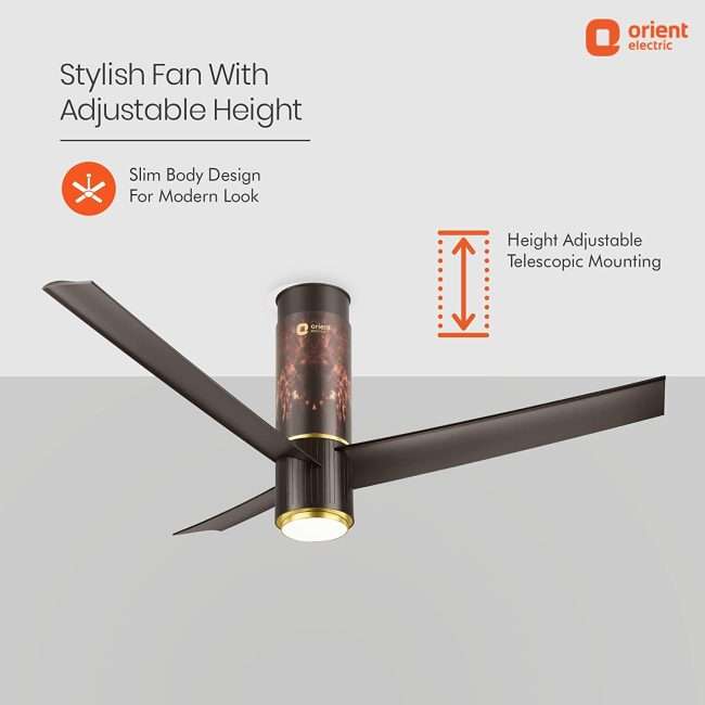 Orient Electric Aeroslim 1200mm BLDC motor Smart Ceiling Fan