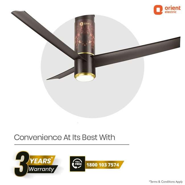 Orient Electric Aeroslim 1200mm BLDC motor Smart Ceiling Fan