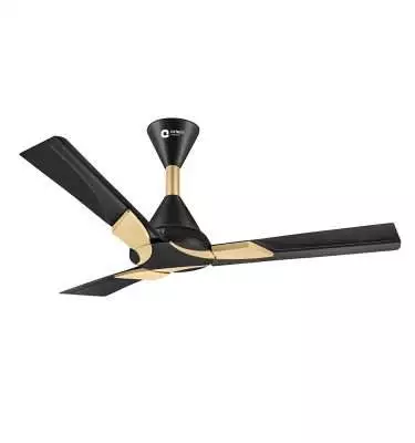 Orient Electric Wendy 1200mm ceiling fan (Metallic Black-Gold)