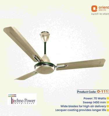 ORIENT Orient Quasar Ornamental 1200mm Ceiling Fan (Sea Green Oyster Green)