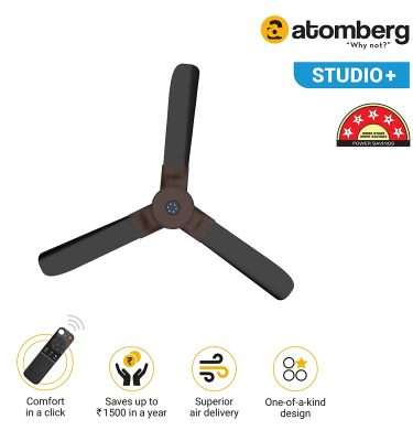 atomberg Studio+ 1200mm BLDC Motor 5 Star Rated Ceiling Fans