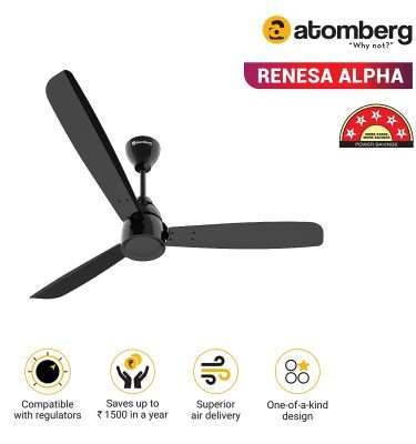 atomberg Renesa Alpha 1200mm BLDC Motor 5 Star Rated Ceiling Fans