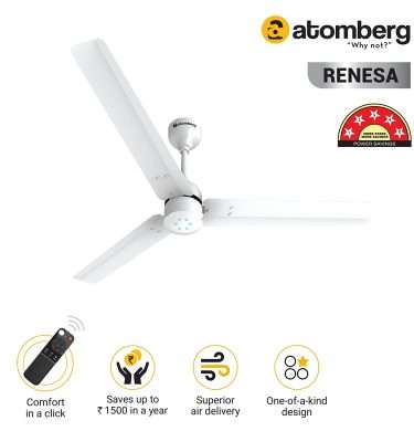 atomberg Renesa 1200mm BLDC Motor 5 Star Rated Ceiling Fans