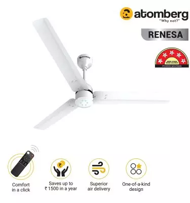 atomberg Renesa 1200mm BLDC Motor 5 Star Rated Ceiling Fans