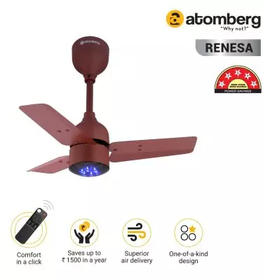 atomberg Renesa 600mm BLDC Motor 5 Star Rated Ceiling Fans