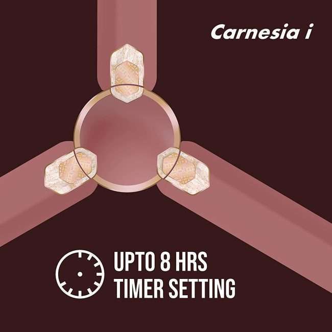 Havells Carnesia i 1200mm Ceiling Fan (Metallic Brown LT Copper)