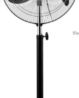 Crompton Supremus pedestal fan 400 mm 3 Blade Pedestal Fan (Black)