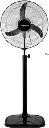 Crompton Supremus pedestal fan 400 mm 3 Blade Pedestal Fan (Black)