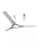 Crompton Energion Stylus 1200 mm (48 inch) BLDC Ceiling Fan with Remote and Anti-Dust Technology High Speed Energy Efficient Designer (Glow White)