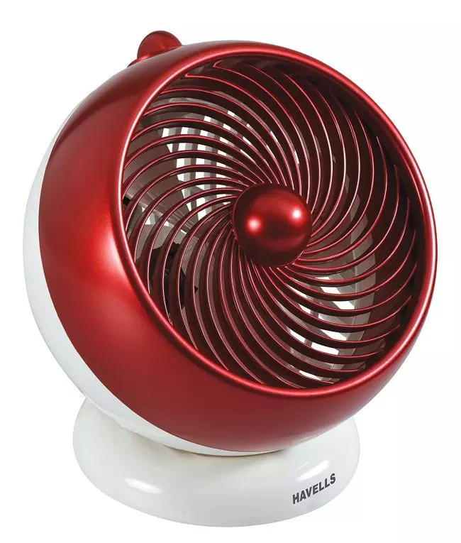 Havells I Cool 175mm Personal Fan (White Maroon)