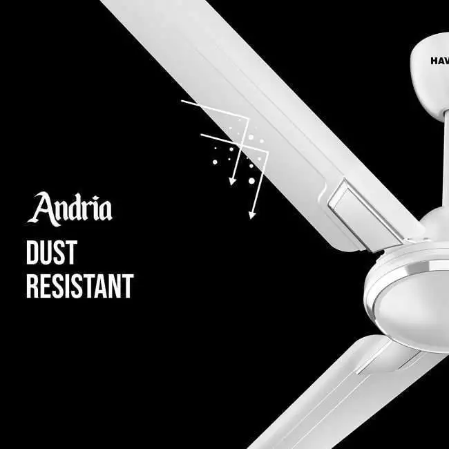 Havells Andria 1200mm Ceiling Fan (Pearl White)