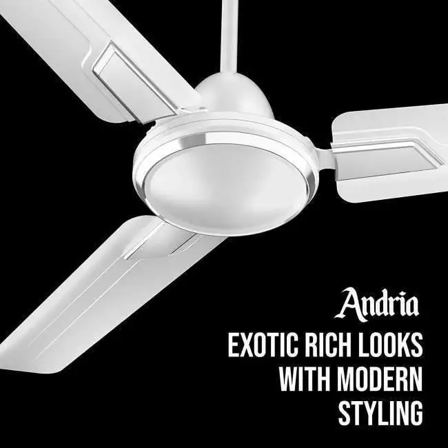 Havells Andria 1200mm Ceiling Fan (Pearl White)