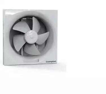 Crompton Brisk Air 200 mm (8 inch) Exhaust Fan for Kitchen, Bathroom and Office (White)