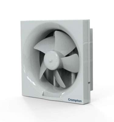 Crompton Brisk Air 200 mm (8 inch) Exhaust Fan for Kitchen, Bathroom and Office (White)