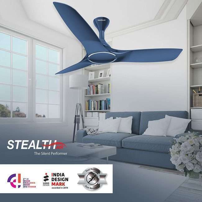 Havells Stealth Air Ceiling Fan (Indigo Blue)