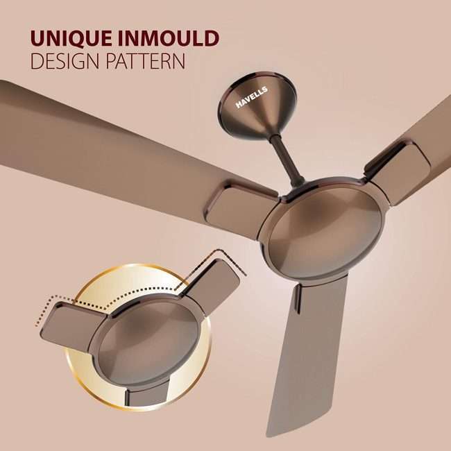 Havells Enticer 1200mm Ceiling Fan (Bronze Cola Chrome)