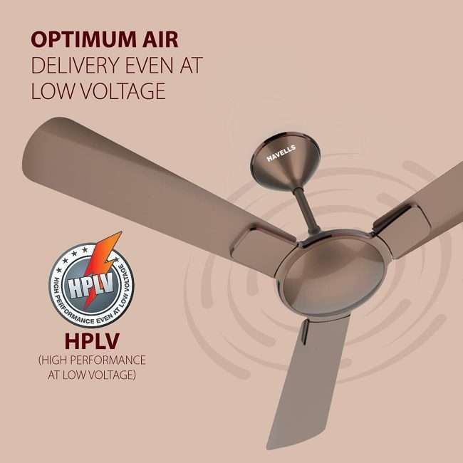 Havells Enticer 1200mm Ceiling Fan (Bronze Cola Chrome)