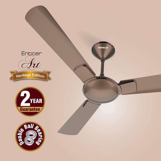 Havells Enticer 1200mm Ceiling Fan (Bronze Cola Chrome)