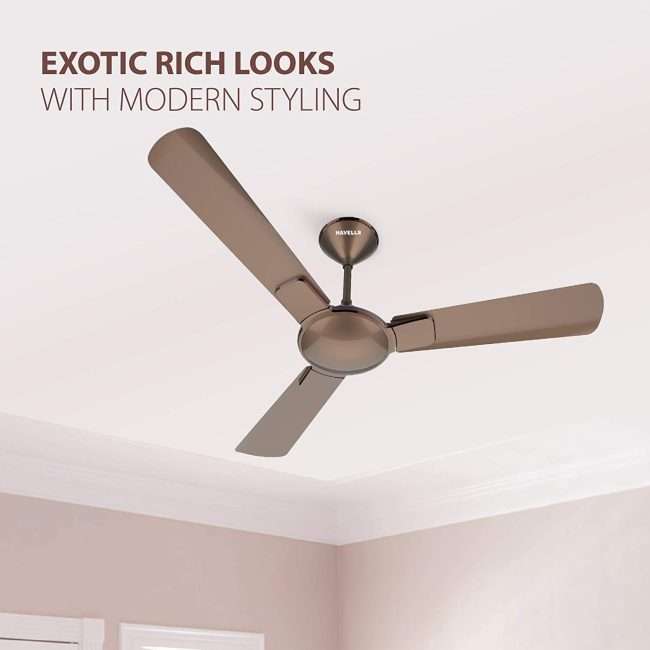 Havells Enticer 1200mm Ceiling Fan (Bronze Cola Chrome)