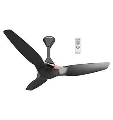 Crompton Silent Pro Enso 1225 mm (48 inch) BLDC Remote Controlled Ceiling Fan with Anti Dust Technology (Charcoal Grey)