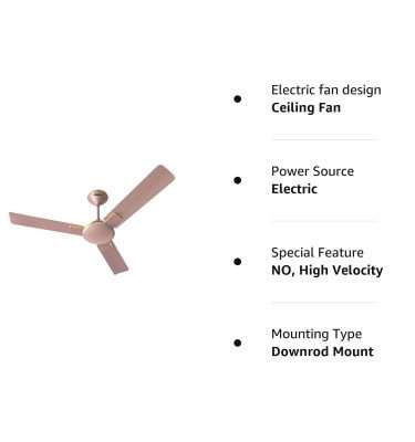 Havells Enticer 1200mm Ceiling Fan (Rose Gold)