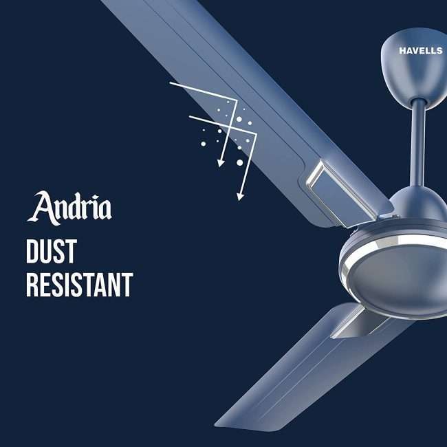 Havells Andria 1200mm Ceiling Fan (Indigo Blue)