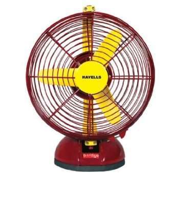 Havells Birdie 230mm Personal Fan (Yellow Maroon)