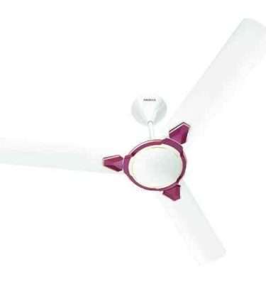 Havells Equs 1200mm Ceiling Fan (White Maroon)