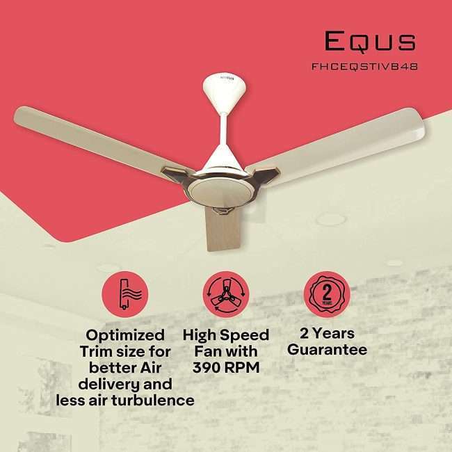 Havells Equs 1200mm Ceiling Fan (Ivory Bronze)