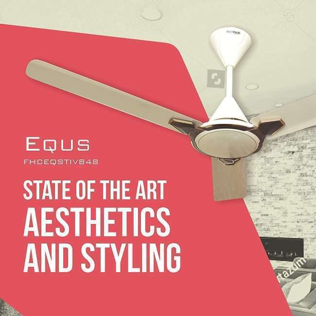 Havells Equs 1200mm Ceiling Fan (Ivory Bronze)