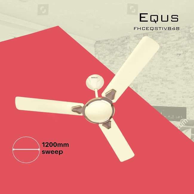 Havells Equs 1200mm Ceiling Fan (Ivory Bronze)