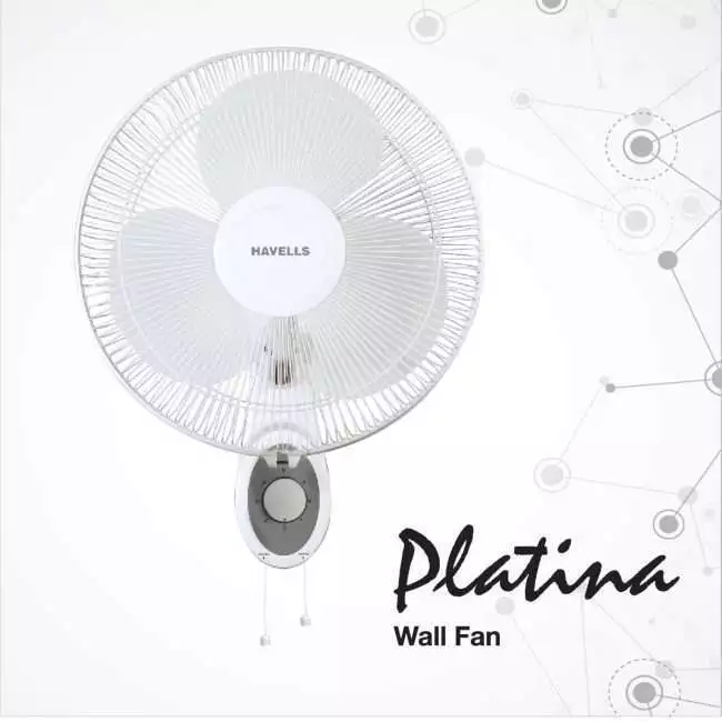 Havells Platina 400mm Wall Fan (White)