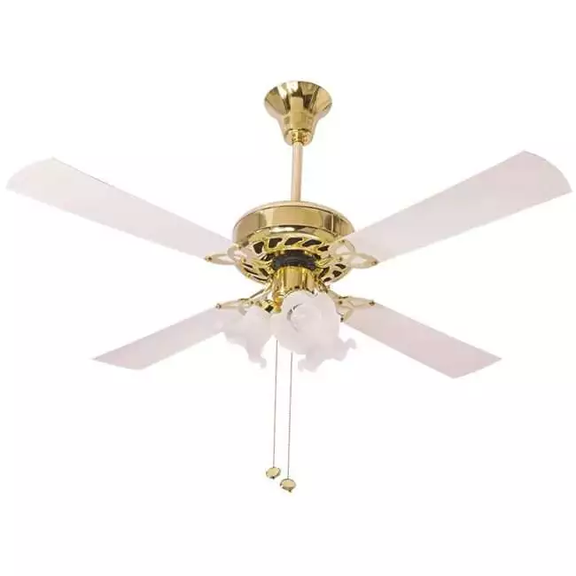 Crompton Uranus 1200 mm (48 inch) Decorative Ceiling Fan with Lights (Ivory) (URANUS1200IVY)