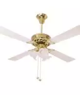 Crompton Uranus 1200 mm (48 inch) Decorative Ceiling Fan with Lights (Ivory) (URANUS1200IVY)