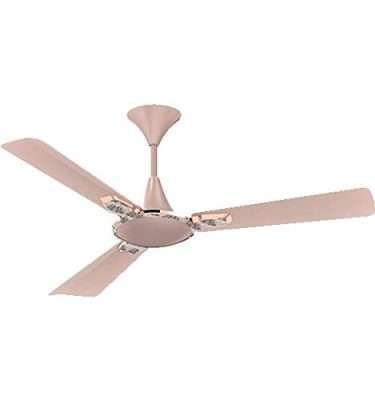 Crompton Aura 2 Designer 2D Brocade 1200mm ceiling fan Designer Brocade (Rose Gold), Made In India