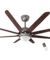 Havells Octet Underlight 1320mm Ceiling Fan (Brushed Nickel - Wenge)