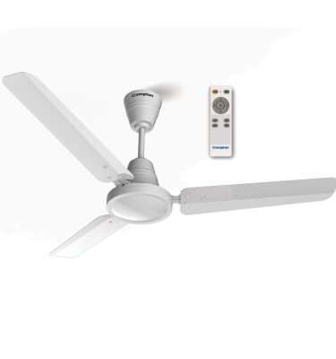 Crompton Energion HS 1200 mm BLDC Ceiling Fan with Remote Energy Efficient 5 Star Rated High Speed (Opal White)