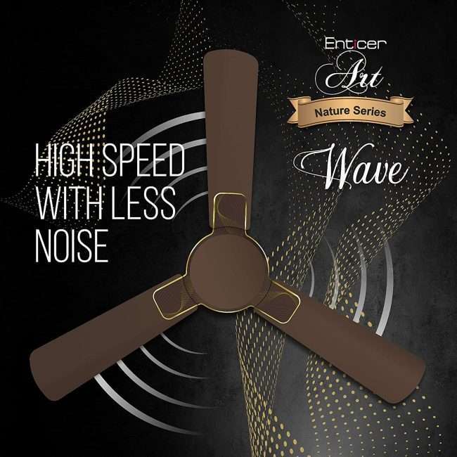 Havells Enticer Art 1200mm Ceiling Fan (Pearl Brown Gold)