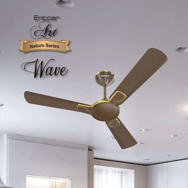 Havells Enticer Art 1200mm Ceiling Fan (Pearl Brown Gold)