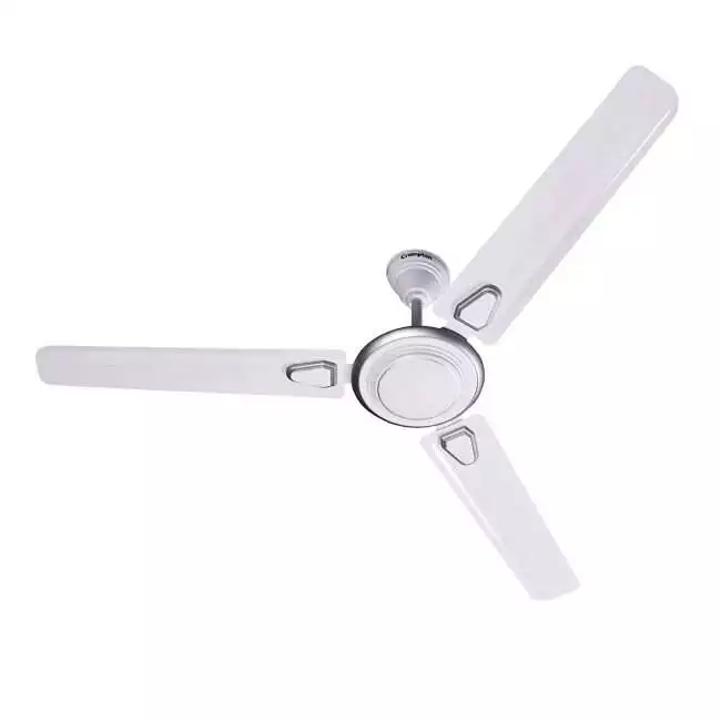 Crompton Super Briz Deco High Speed Decorative Ceiling Fan - 1200 mm (Silver White)