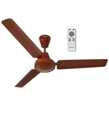 Crompton Energion HS 1200 mm (48 inch) BLDC Ceiling Fan Energy Efficient 5 Star Rated High Speed with Remote (Brown)