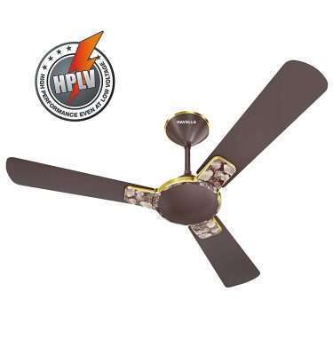 Havells Enticer Art 1200mm Ceiling Fan (Espresso Brown Gold)