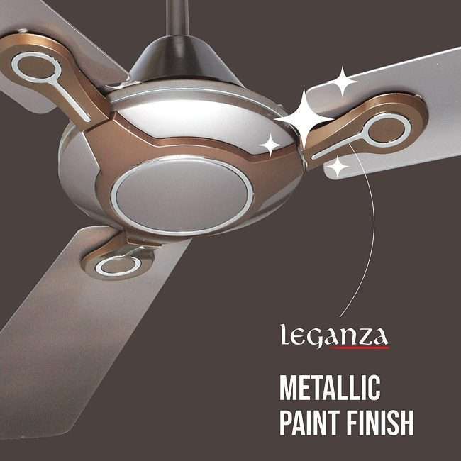 Havells Leganza 3 Blade 1200mm Ceiling Fan (Mist Honey)