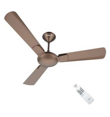 Havells Enticer BLDC 1200mm Energy Saving with Remote Control 5 Star Ceiling Fan (Bronze Copper Cola Chrome)