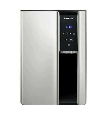 Havells Gracia Alkaline Water Purifier, Hot, Warm and Ambient dispensing, Cu+Zn+ Alkaline+natural minerals, 7 stage Purification, 6.8L SS tank, RO+UV+UV LED, 24*7 Tank Sanitization, (Silver & Black)